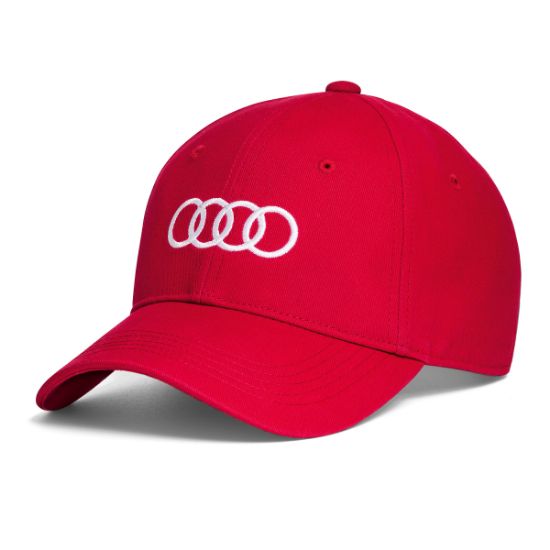 Imagen de GORRA AUDI ROJA AROS BLANCOS