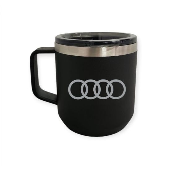 Imagen de COFFEE MUG AUDI AROS 16 ONZ NEGRO