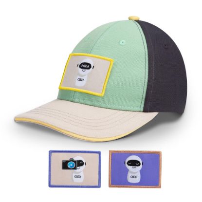 Imagen de GORRA AUDI NIÑOS ROBOT ADUI VERDE/GRIS