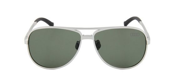 Imagen de LENTES DE SOL AUDI AVIADOR PLATEADOS
