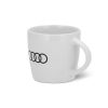 Imagen de TAZA AUDI BLANCA AROS NEGROS