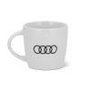 Imagen de TAZA AUDI BLANCA AROS NEGROS