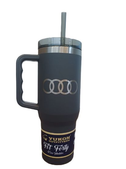 Imagen de TUMBLER FIT FORTY AUDI AROS GRIS 40ONZ
