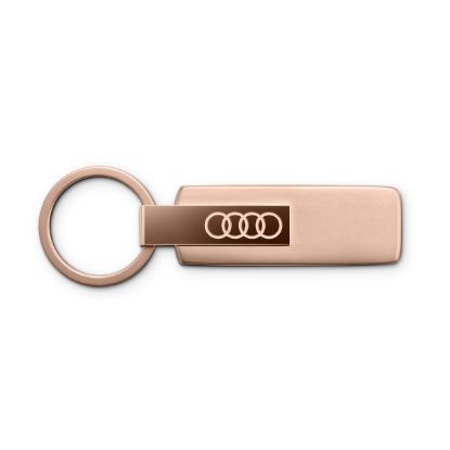 Imagen de LLAVERO AUDI ACEROINOXIDABLE ORO ROSA